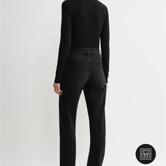 New TOTEME Classic Black women  Jeans - Picture 3 of 16
